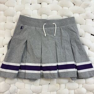 Polo by Ralph Lauren Gray Skater Skort with Purple Accents